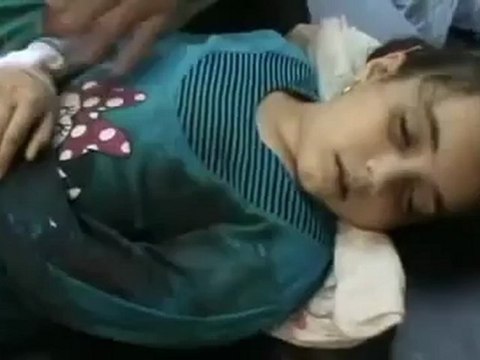 Syria فري برس حمص الرستن الشهيدة الطفلة ايمان عنتر 17 6 2012 Homs