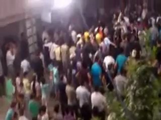 Syria فري برس  ريف دمشق مظاهرة مسائية التل 17 6 2012 ج1 Damascus