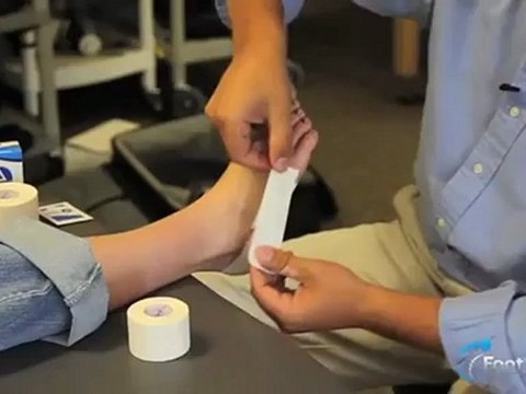 Heel Pain Plantar Fasciitis - Tape Wrap Procedure