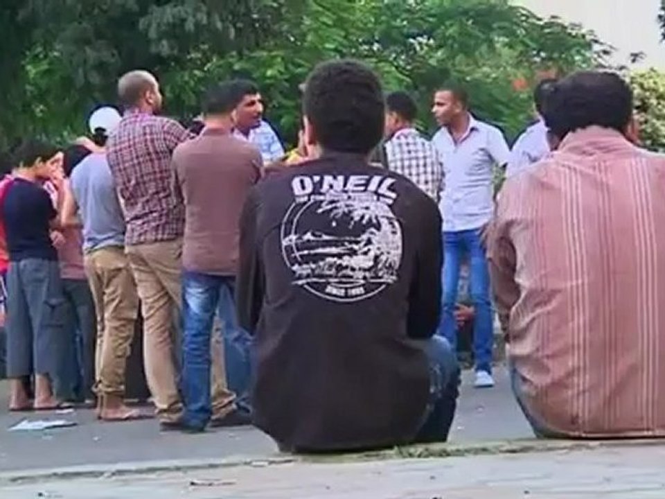 Mubarak supporters gather