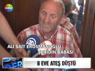 8 şehit ailesi üzüntüye boğuldu - 19 haziran 2012