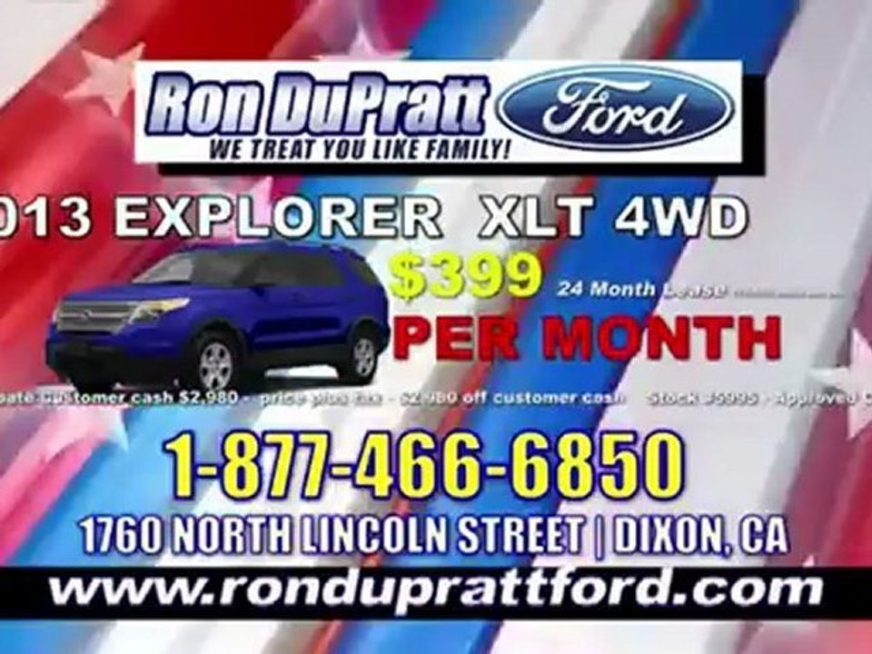 Sacramento Ford Dealer Presents Memorial Day Sale
