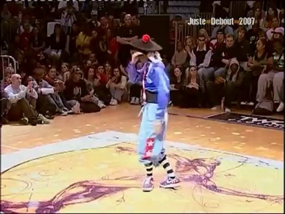 Juste Debout Locking Dance judge performance - Hiro (Japan)