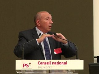 Intervention de Gérard Collomb au conseil national du PS