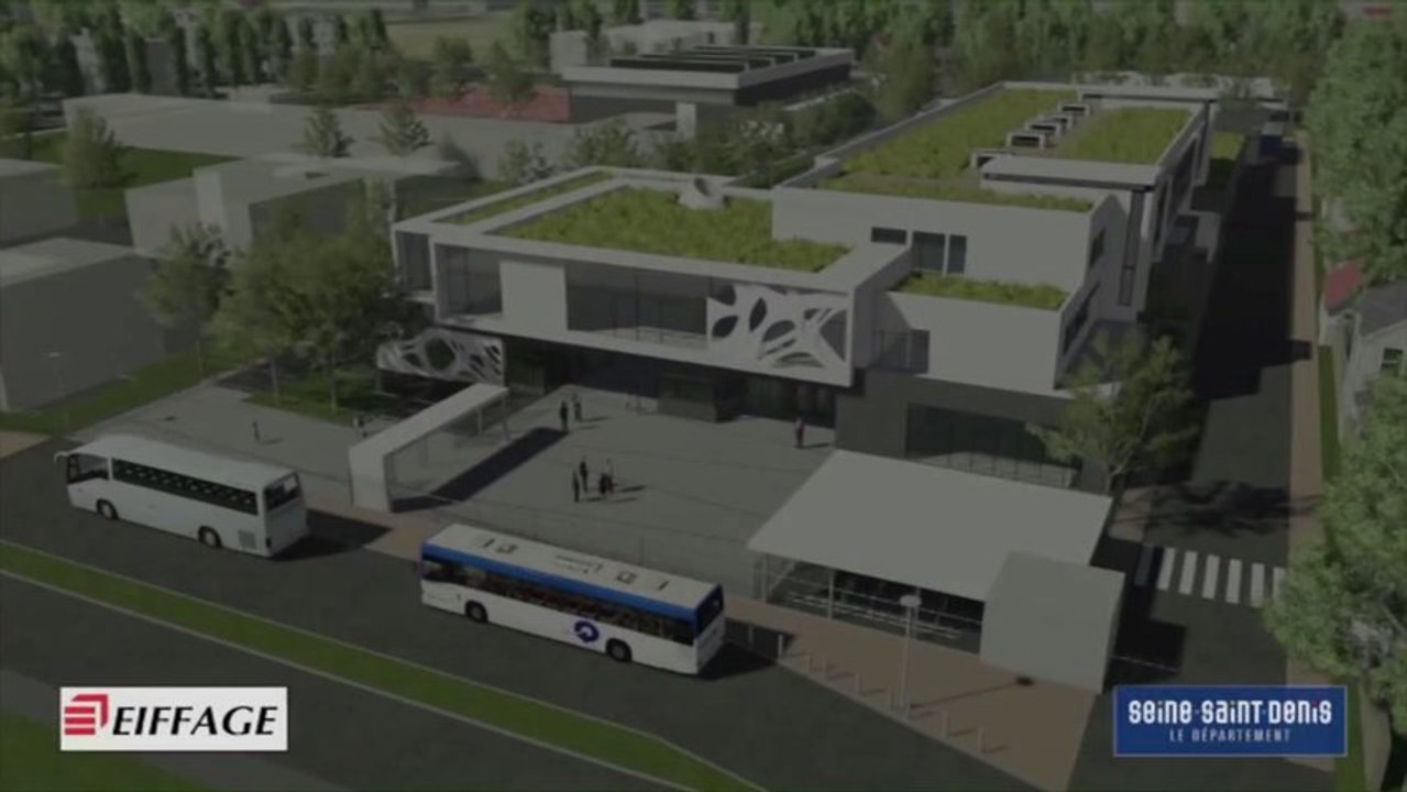 Le futur collège Pierre-Curie de Bondy