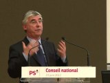 Intervention de Gaëtan Gorce au conseil national du PS