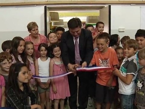 La municipalité a invité parents et enfants à l’inauguration du restaurant scolaire du Barcarès