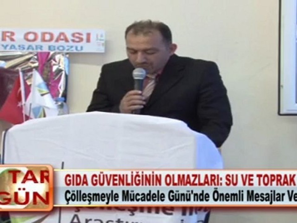 GIDA GÜVENLİĞİNİN OLMAZLARI:  SU VE TOPRAK