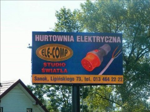 EKRAN LED SANOK, RONDO BEKSIŃSKIEGO TEL.782 666 777