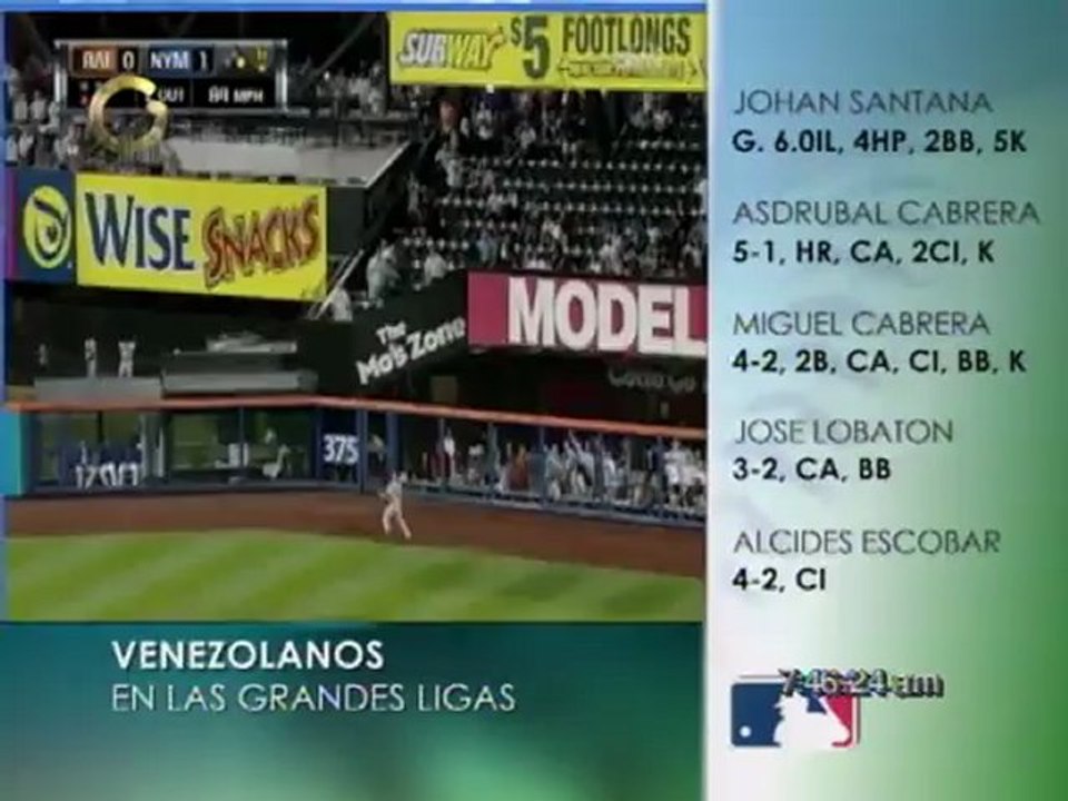 Johan Santana consigue su quinta victoria y los Mets vencen a Orioles