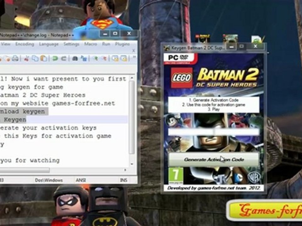 Lego Batman 2 DC Super Heroes Crack, Keygen, Serial Number – Видео  Dailymotion