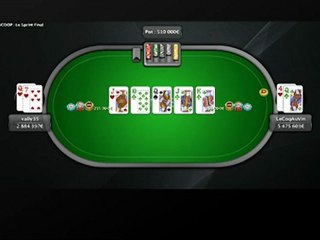 PokerStarsLive - SCOOP 12-H - Replay commenté (2/2)
