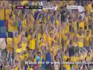 Sweden 2-0 France (Euro 2012 - Group D) All Goals