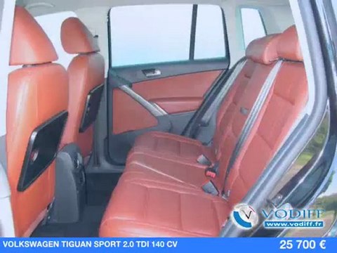 VODIFF AUTOMOBILES ALSACE- VOLKSWAGEN TIGUAN SPORT 2.0 TDI 140 CV TIPTRONIC 4-
