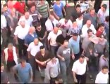 Şehit cenazesinde Bakan Şahin'e protesto