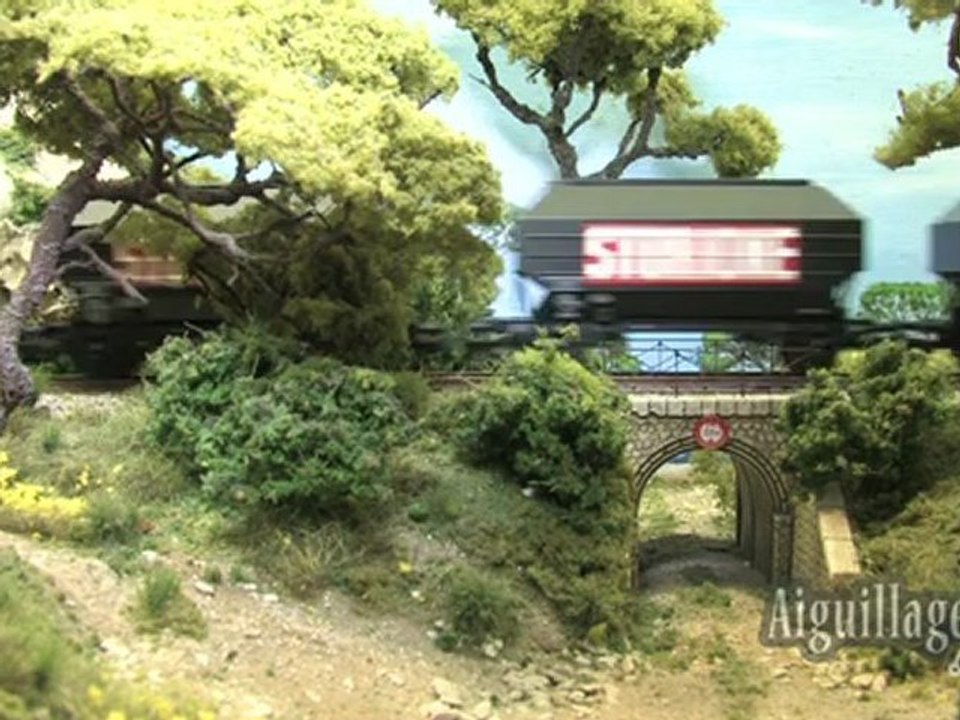 La côte bleue, un réseau ho présenté à Model'Rail 2012