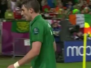 Euro 2012 - Espagne - Irlande - Les fans chantent "The Fields Of Athenry"