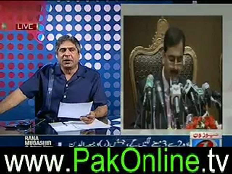 PrimeTime(PM Disqualification & Loadshedding issue!) by Rana Mubashir 20th June 2012