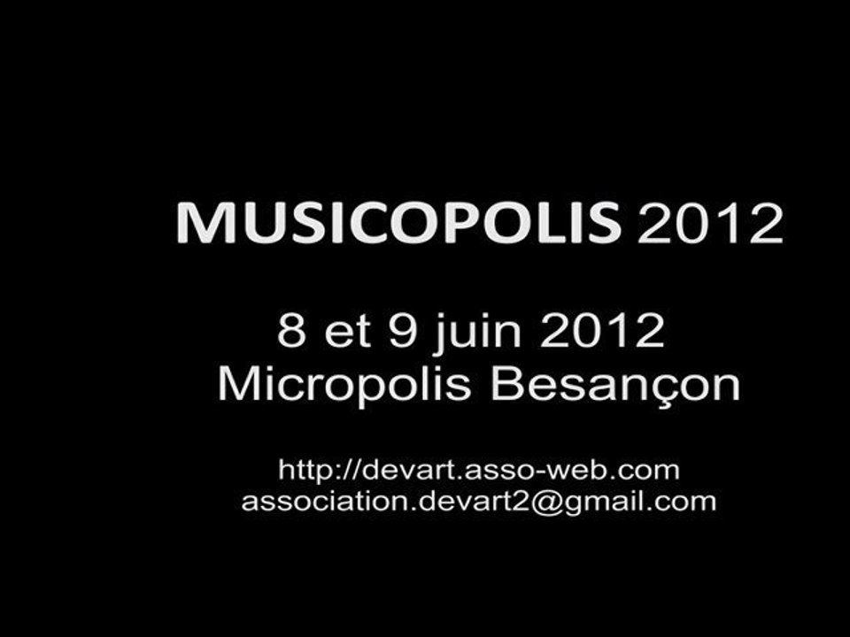 MUSICOPOLIS 2012 en 7 mn