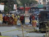 Caracas, El Observador, miércoles 20 de junio de 2012, fue superada la emergencia presentada en la capitalina avenida nueva granada por escape de gas cerca de las obras del buscaracas.