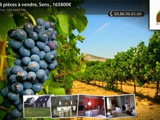 Maison 6 pièces à vendre, Sens , 165800€