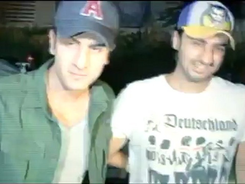 Ranbir & Arjun Kapoor @ 'Gangs of Wasseypur' screening