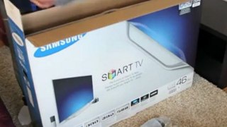 Unboxing Samsung 2012 Smart TV 46ES8000