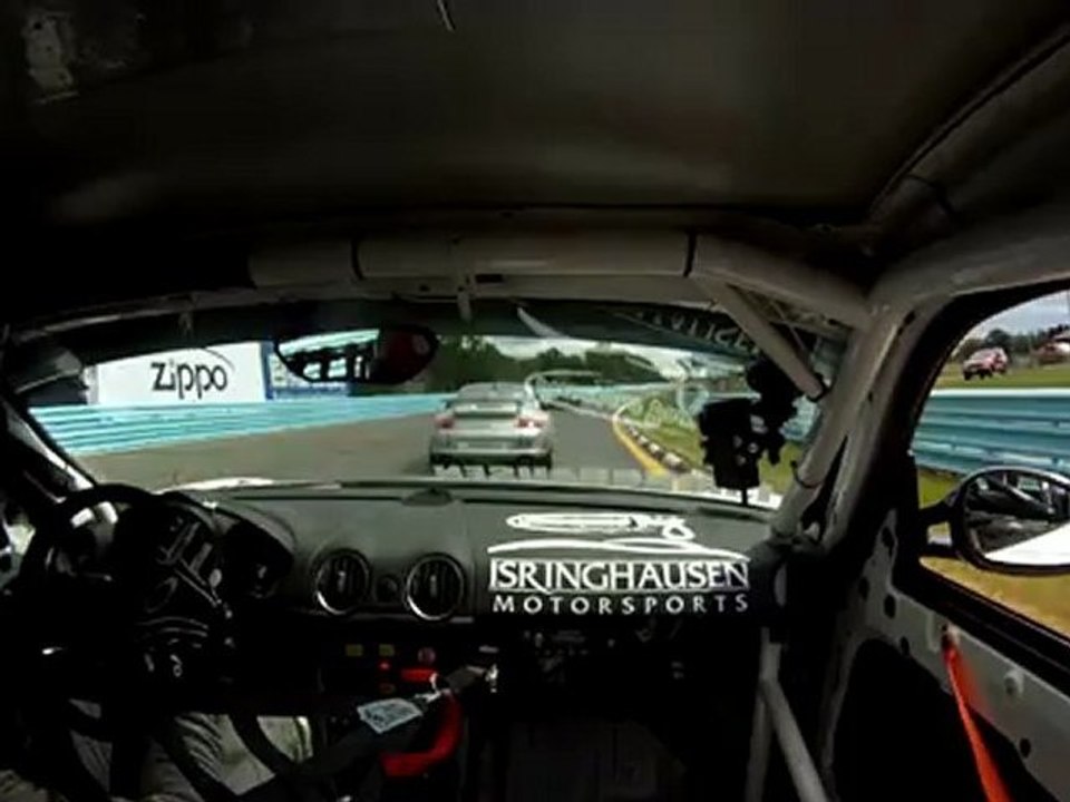 Dan Clarke Watkins Glen ITC Rnd 6 2012 - Boomerang Bay Mixers Isringhausen Motorsports Porsche Cayman S