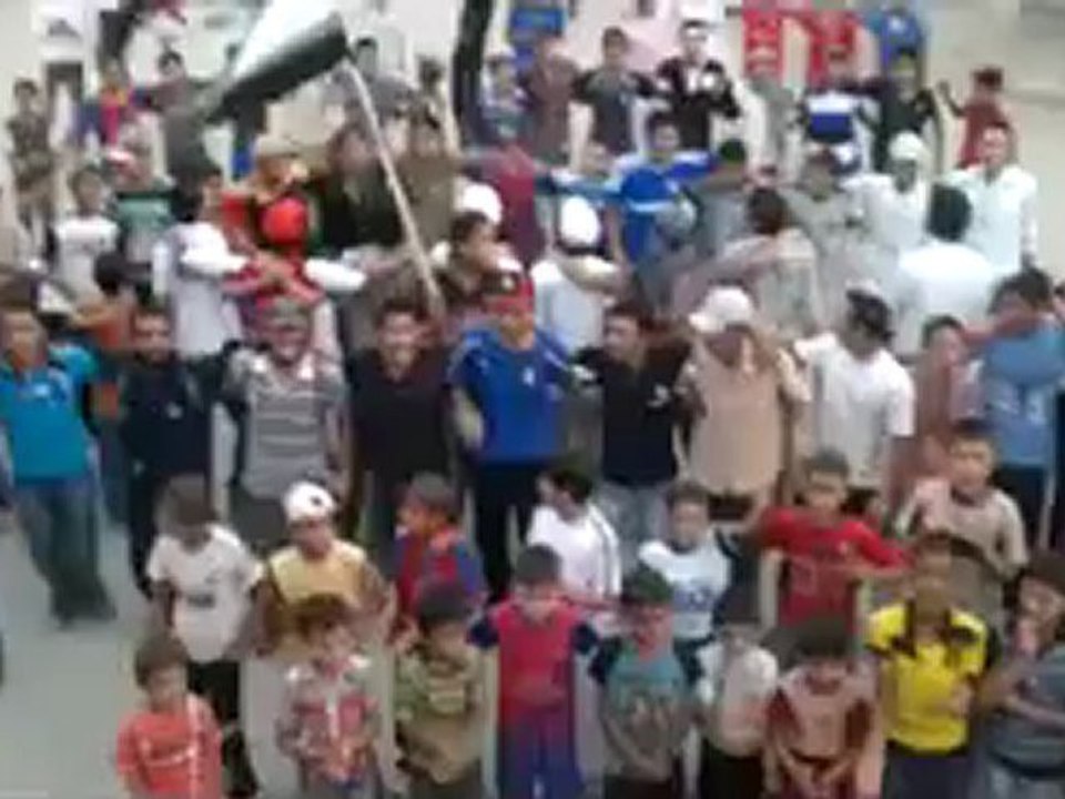 Syria فري برس ديرالزور مدينة القورية  مظاهرة رائعه لأبطال المدينة 20 6 2012 Deirezzor