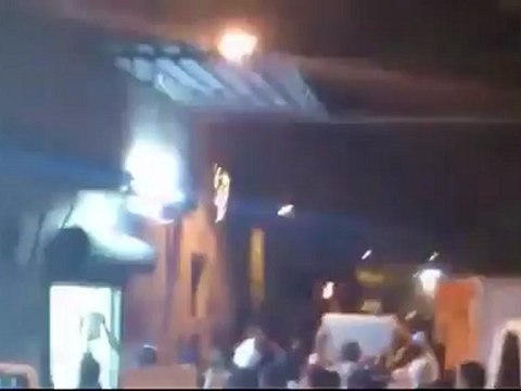 Syria فري برس دمشق مظاهرةشارع خالد بن الوليد اللورد دعماً للأضراب 20 6 2012Damascus