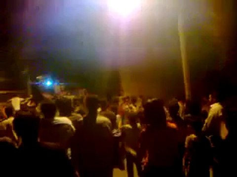 Syria فري برس ريف دمشق داريا مظاهرة مسائية 20 حزيران 2012 ج1Damascus