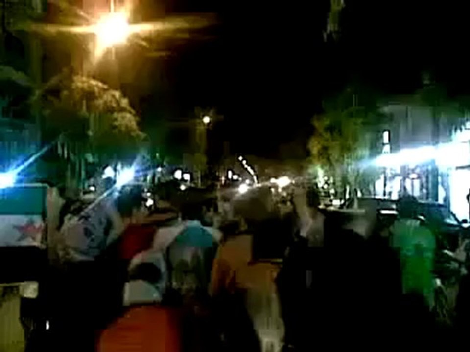 Syria فري برس حلب صلاح الدين  مسائية من جامع الهدى 20 6 2012 Aleppo