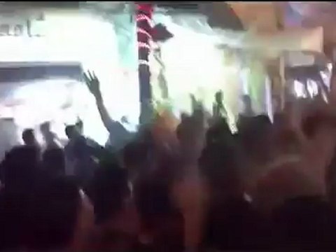 Syria فري برس حلب بستان القصر مظاهرة مسائية حاشدة 20 6 2012 Aleppo