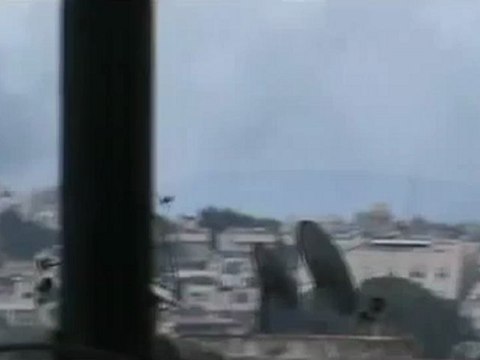 Syria فري برس حماه المحتلة جنوب الملعب تصاعد الدخان من الحي 20 6 2012 Hama