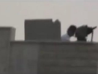 Syria فري برس حماه المحتلة الشرقيه الرشاشات والقناصات موجهه على المنازل  20 6 2012 ج2 Hama