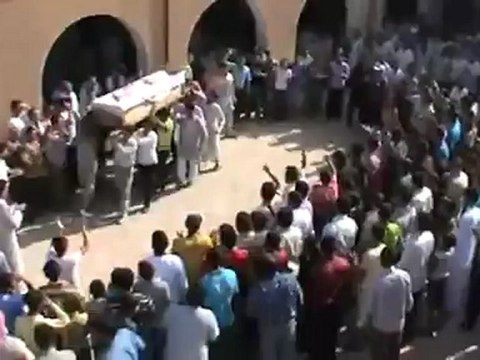 Syria فري برس حماه المحتلة حلفايا تشييع الشهيد رجب حسين الحكيم 20 6 2012 Hama