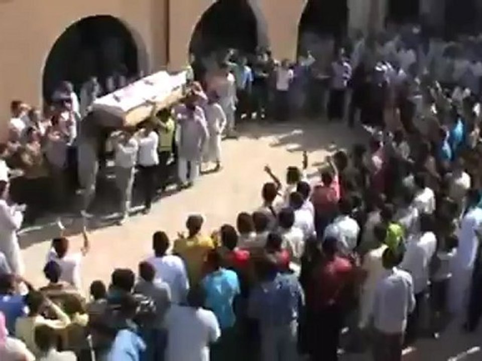 Syria فري برس  حماه المحتلة  حلفايا تشييع الشهيد رجب حسين الحكيم 20 6 2012 Hama