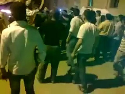 فري برس حلب حيّ الصاخور خرجت مظاهرة مسائية من شارع الفيلات , طالبت بالحرية و إسقاط النظام 19 6 2012 Aleppo