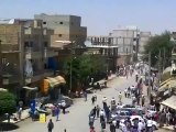 Syria فري برس حلب  منبج  إطلاق الرصاص على المتظاهرين  20   6   2012 Aleppo
