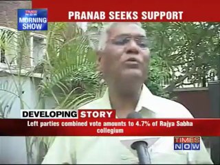 Will Left back Pranab for President?