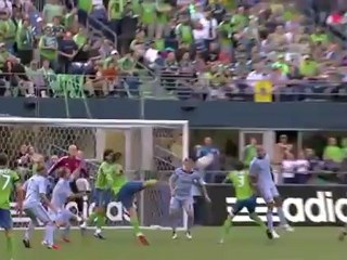 Great Goal! Flying Volley from Patrick Ianni of the Seattle Sounders