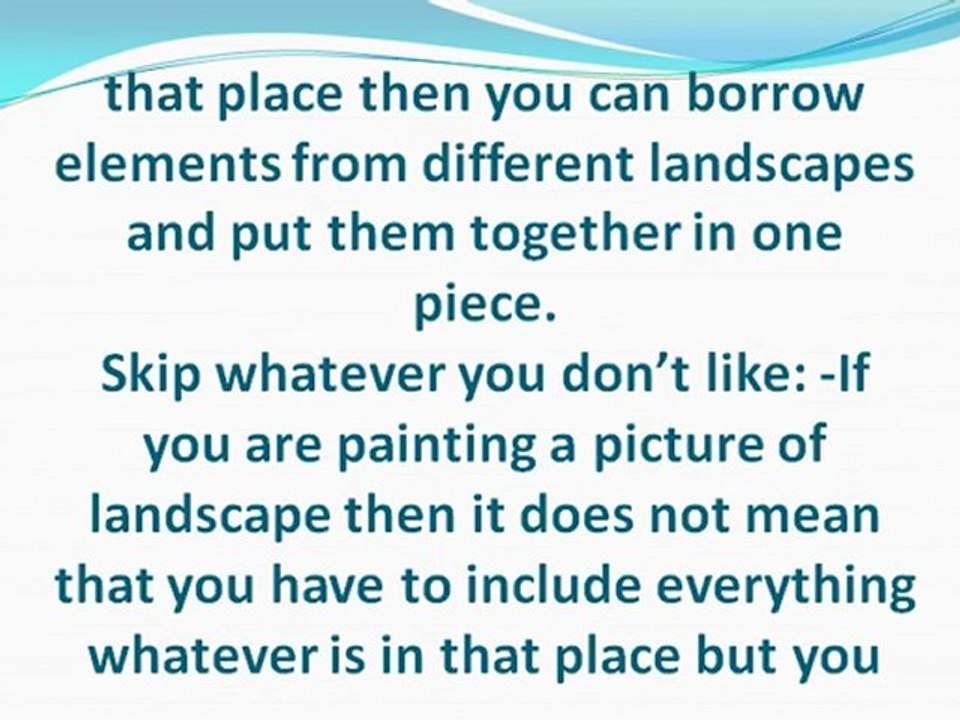 Get Inspiration from Everything for Creating Oil