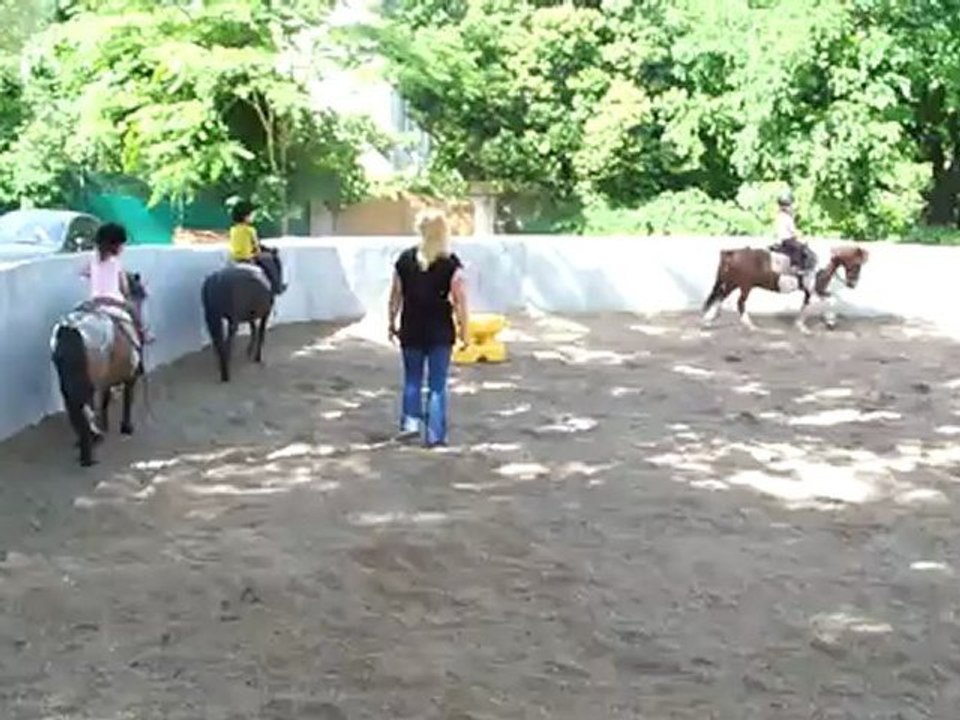 Nina et Hors d'oeuvre au trot