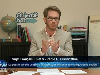 Breaking News corrigé français Bac 2012