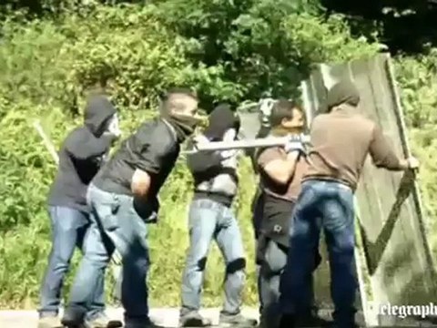 Striking Spanish miners fire homemade rockets at police