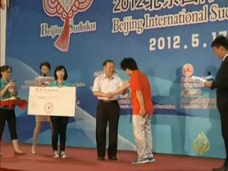 تتويج طفل صيني بلقب بطولة العالم للسودوكو