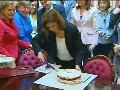 Cumpleaños de Soraya Sáez de Santamaría