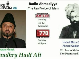 Radio Ahmadiyya 2012-01-01 Am770 - January 1st - Complete - Guest Chaudhry Hadi Ali