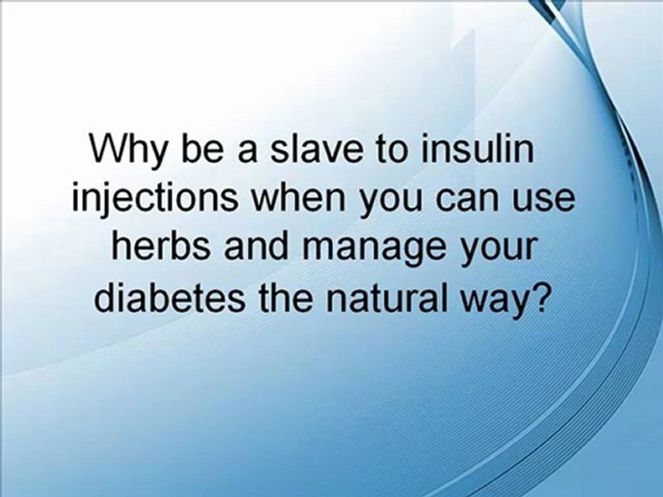 Manage Diabetes