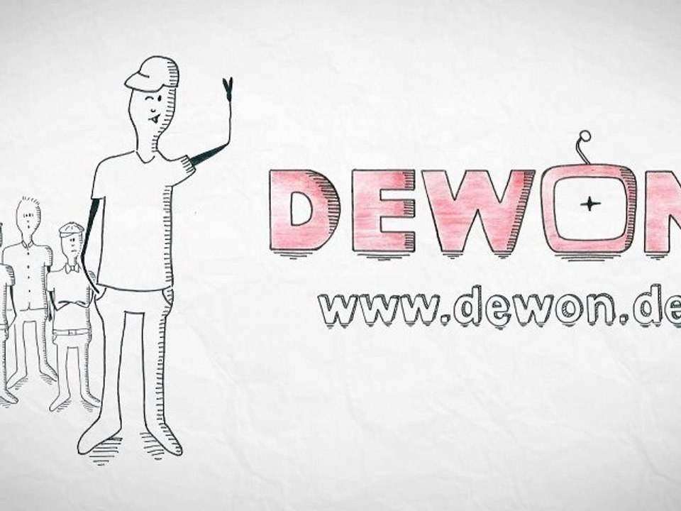 Handgezeichneter Erklärfilm von DEWON